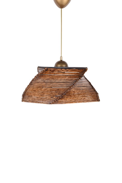 Opviq Carre - Antiquation Lámpara de Araña de Madera